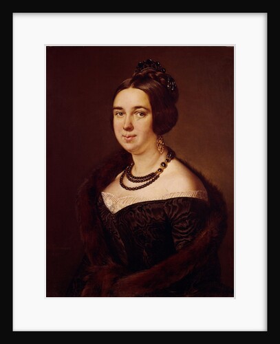 Portrait of Countess Alexandra Alexeevna Obolenskaya, née Mazurina, 1845 by Vasili Andreyevich Tropinin