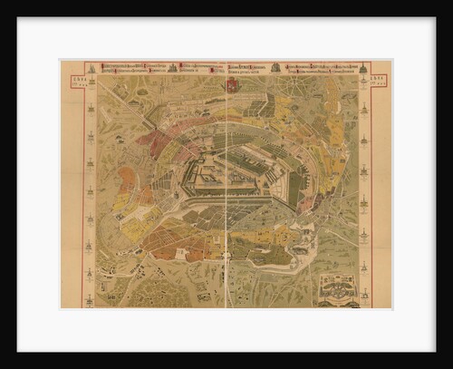 Map of Moscow, 1881 by Anonymous master