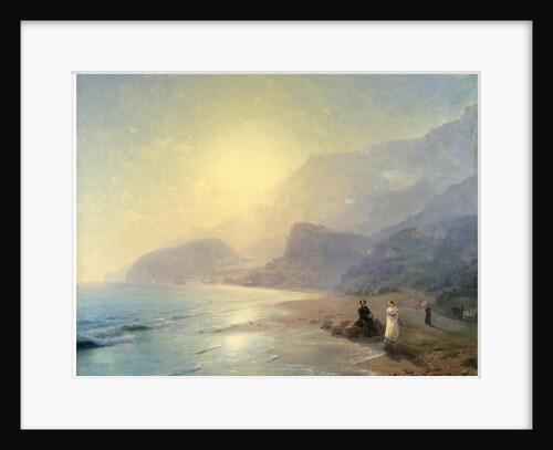 Alexander Pushkin und Princess Maria Raevskaya near Gurzuf, 1886 by Ivan Konstantinovich Aivazovsky