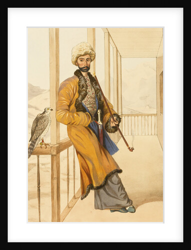 Caucasian traditional dress, 1840s by Grigori Grigorievich Gagarin