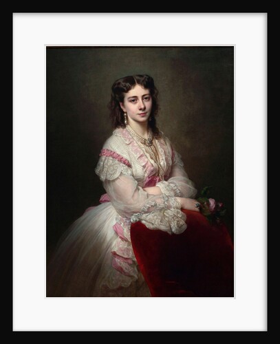 Portrait of Countess Maria Branicka, geb. Princess Sapieha, 1865 by Franz Xavier Winterhalter