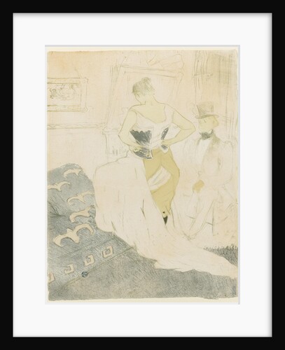 Woman Adjusting Her Corset, 1896 by Henri de Toulouse-Lautrec
