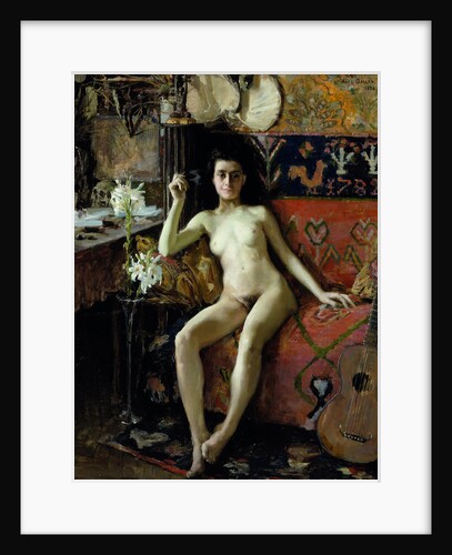 Démasquée, 1888 by Akseli Gallen-Kallela