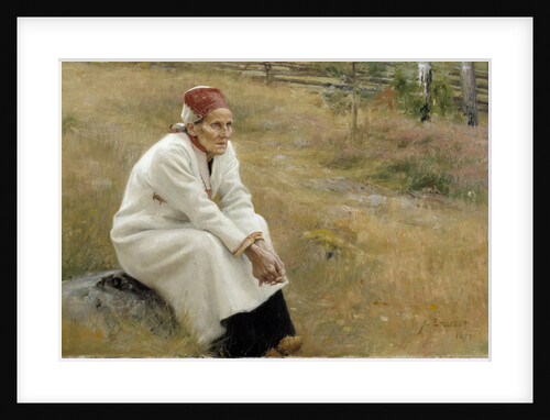 Larin Paraske, 1893 by Albert Gustaf Aristides Edelfelt