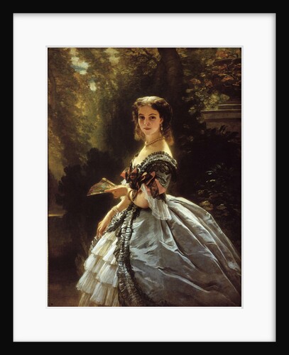 Portrait of Countess Elizabeth Esperovna Trubetskaya, née Belosselskaya-Belozerskaya, 18 by Franz Xavier Winterhalter