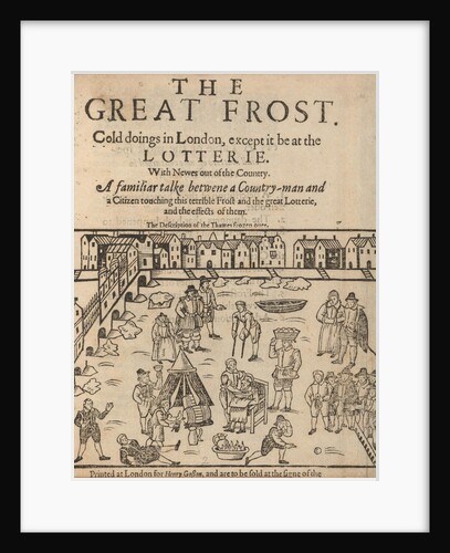 The great frost in London, 1608 by Anonymous