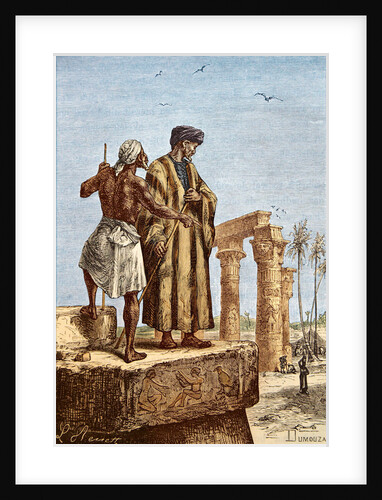 Ibn Battuta in Egypt, Mid of the 19th century by Paul Dumouza