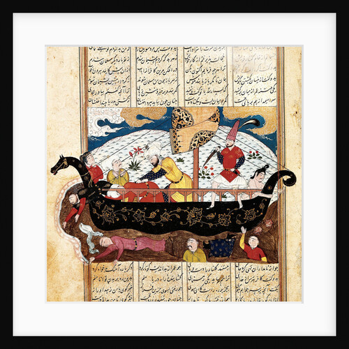 Merchant ship attacked by pirates, 15th century by Anonymous