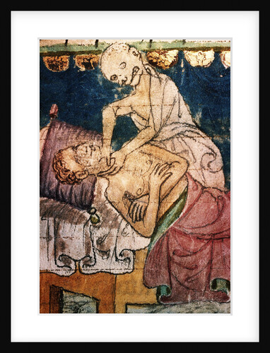 Death Strangling a Victim of the Plague by Anonymous