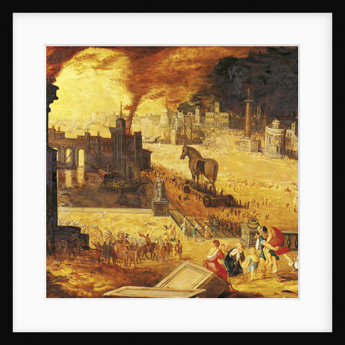 The Siege of Troy, 17th century by Anonymous