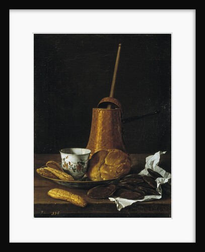 Still life with chocolate and pastries, 1770 by Luis Egidio Meléndez