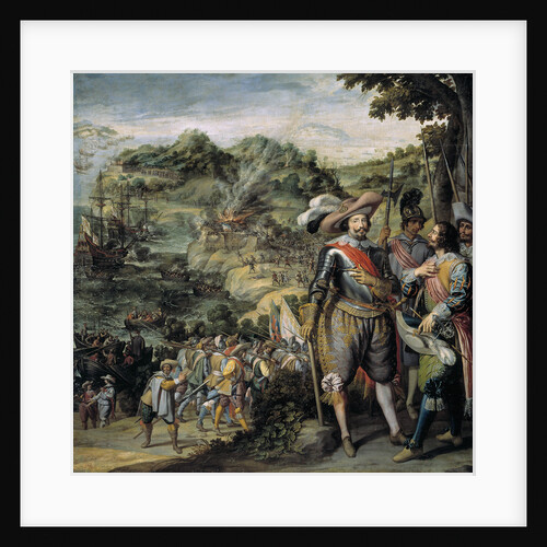 The capture of Saint Kitts by Don Faderique de Toledo, 1634 by Félix Castello