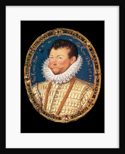 Portrait of Sir Francis Drake, 1581 by Nicholas Hilliard
