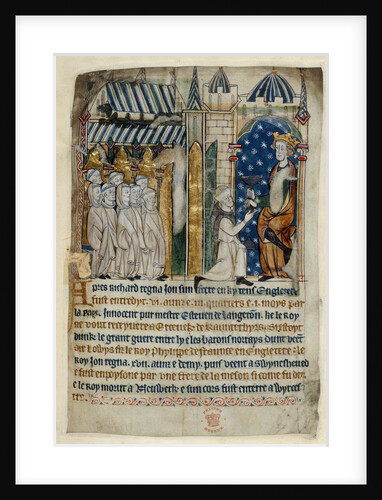 The poisoning of King John, 13th century by Anonymous