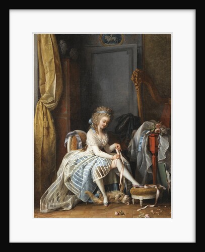 Woman at Her Toilette by Niclas Lafrensen