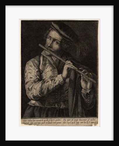 The Flute Player by Lucas Vorsterman the Elder