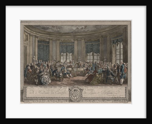 Concert by Augustin de Saint-Aubin