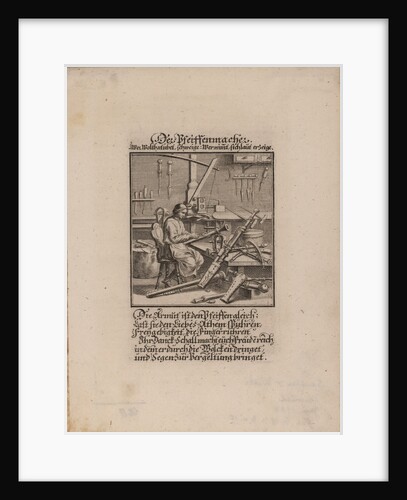 The Wind Instrument Maker by Christoph Weigel the Elder