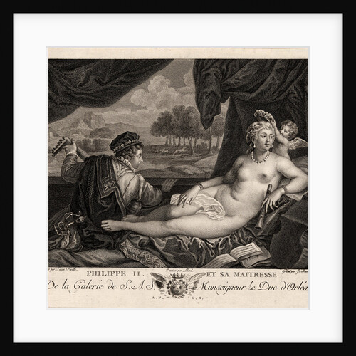Philip II and his Mistress (after Titian), c. 1780 by Jacques Bouillard