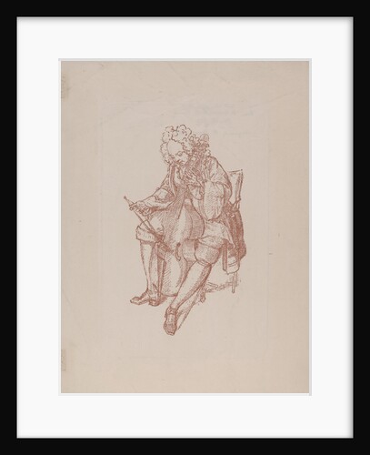 The Bass Viol Player, 1707 by Bernard Picart