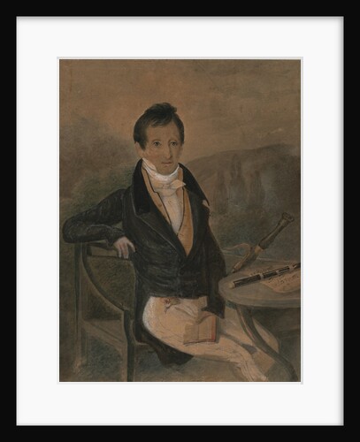 Portrait of the flute player Jean-Louis Tulou, c. 1840 by Anonymous