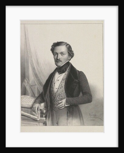 Portrait of the singer Gilbert-Louis Duprez, 1837 by Pierre Roch Vigneron