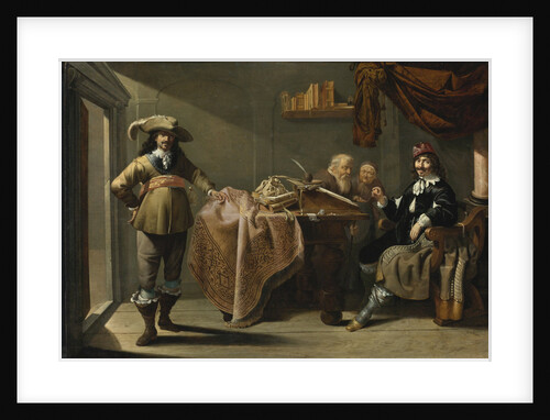 Almsgiving in a Notarys Office by Jacob Duck