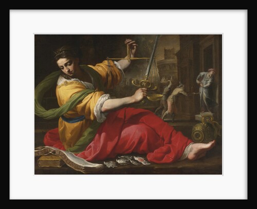 Allegory of Justice, 1656 by Bernardino Mei