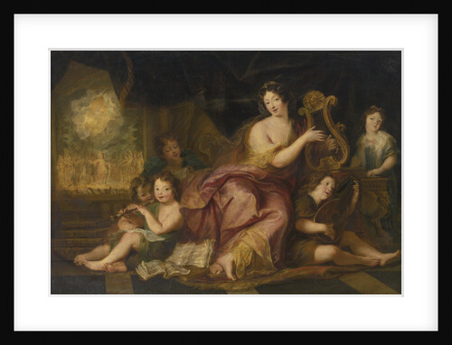 Allegory of Music. Portrait of Madame de Maintenon, with the Natural Children of Louis X by Antoine Coypel