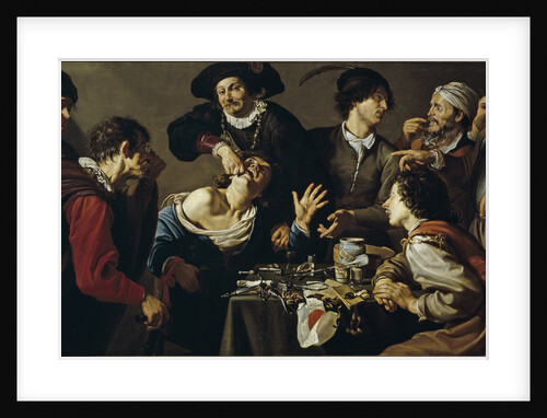The quacksalver, 1620-1625 by Theodor Rombouts