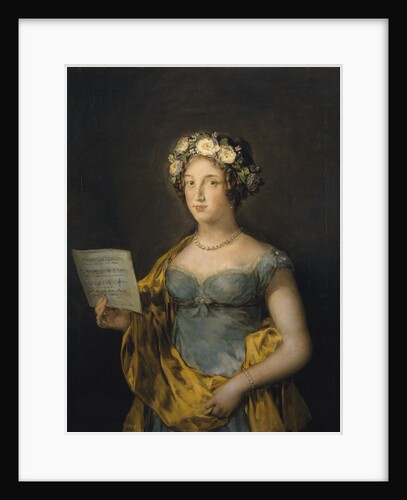 Portrait of Manuela Téllez Girón y Pimentel, Duchess of Abrantes, 1816 by Francisco de Goya