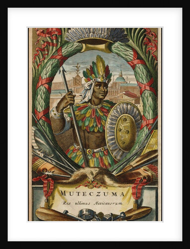 Muteczuma Rex ultimis Mexicanorum, 1671 by John Ogilby