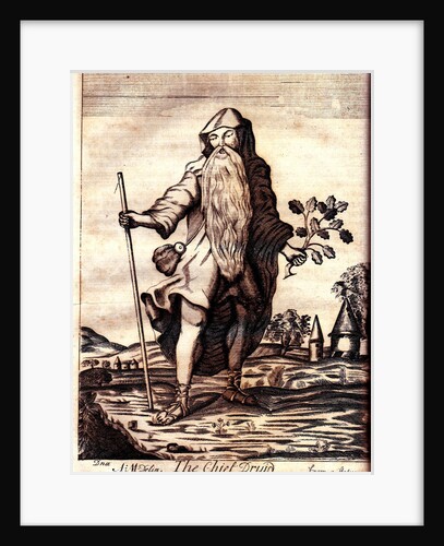 The Chief Druid (from Mona Antiqua Restaurata), 1723 by Henry Rowlands