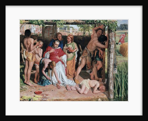 A Converted British Family Sheltering a Christian Missionary from the Persecution of the Druids, 185 by William Holman Hunt