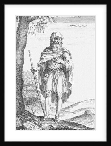 A British Druid (from Stonehenge by William Stukeley), 1723 by Michael Van Der Gucht