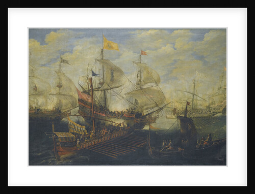 The Battle of Lepanto on 7 October 1571 by Andries van Eertvelt