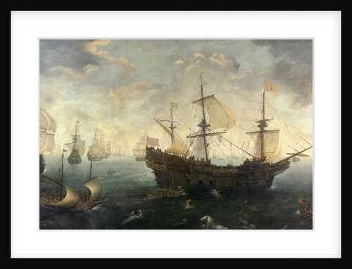 Spanish Armada Off the Coast of England, ca 1620-1625 by Cornelis Claesz van Wieringen