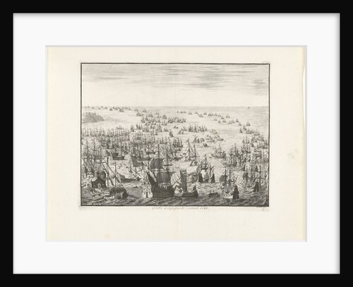 The sinking of the Spanish Armada in 1588, c. 1680 by Jan Luyken
