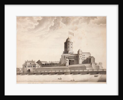 View of the Vyborg Castle, c. 1840 by Anonymous