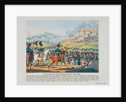 The storming the Brailov fortress on June 15, 1828, c. 1830 by August Friedrich Andreas Campe