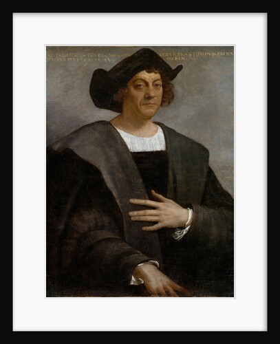 Portrait of Christopher Columbus, 1519 by Sebastiano del Piombo