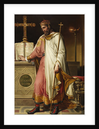 Chintila, Visigothic King, 1855 by Bernardino Montañés Pérez