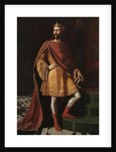 Erwig, Visigothic King, Mid of the 19th century by Ramón Cortés