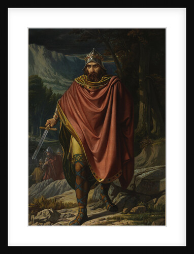 Witteric, Visigothic King, Mid of the 19th century by Benito Soriano Murillo