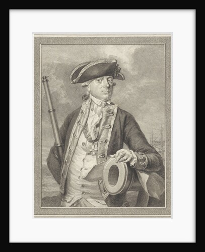 Admiral Jan Hendrik van Kinsbergen, Count of Doggersbank, 1781 by Reinier Vinkeles