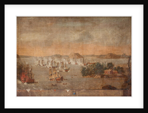 The Battle of Hoglande on 22 July 1713, 1713 by Anonymous