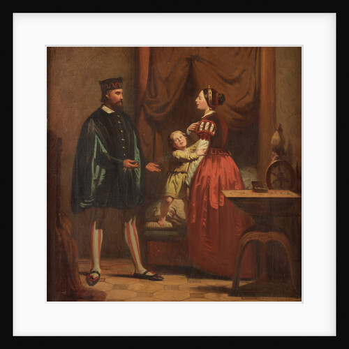 Karin Månsdotter, Eric XIV and Son Gustav, 1858 by Johan Zacharias Blackstadius