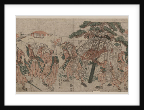 Seven Lucky Gods, 1810s by Katsukawa Shunsen