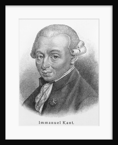 Portrait of Immanuel Kant by Anonymous