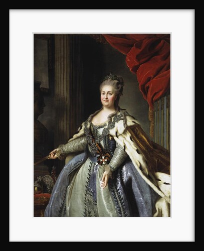 Portrait of Empress Catherine II, 1780s by Fyodor Stepanovich Rokotov